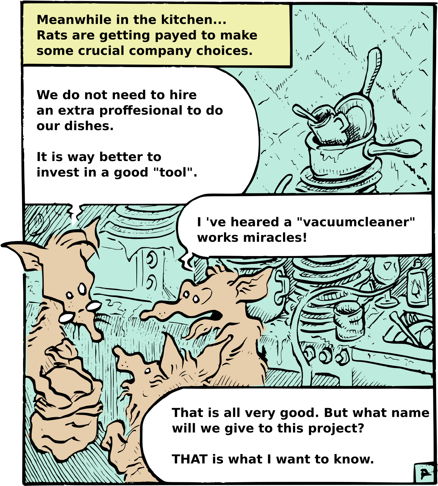 This Free Icons Png Design Of Rats In The Kitchen (1697x2400), Png Download