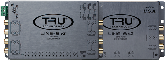 Lacv2btns - Line-8 V2 - Tru Technology 8-channel Line Driver (600x300), Png Download