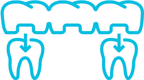 Bridges - Dental Bridge Icon Png (500x500), Png Download