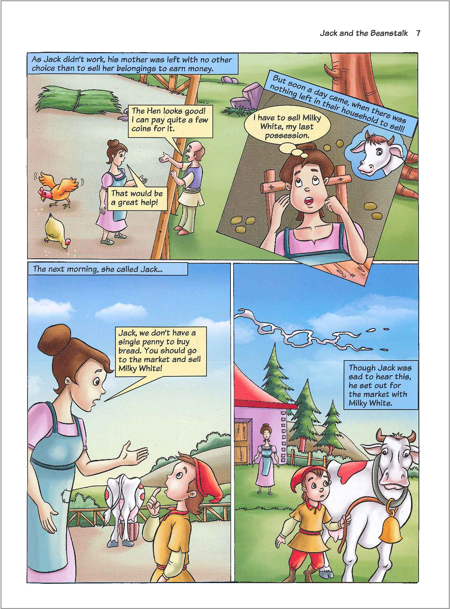 Jack & The Beanstalk Makes Reading A Delightful Adventure - Jack & The Beanstalk: Illustrated Graphic Novels (2048x2048), Png Download