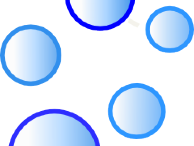 Blue Bubbles Cliparts - Circle (640x480), Png Download