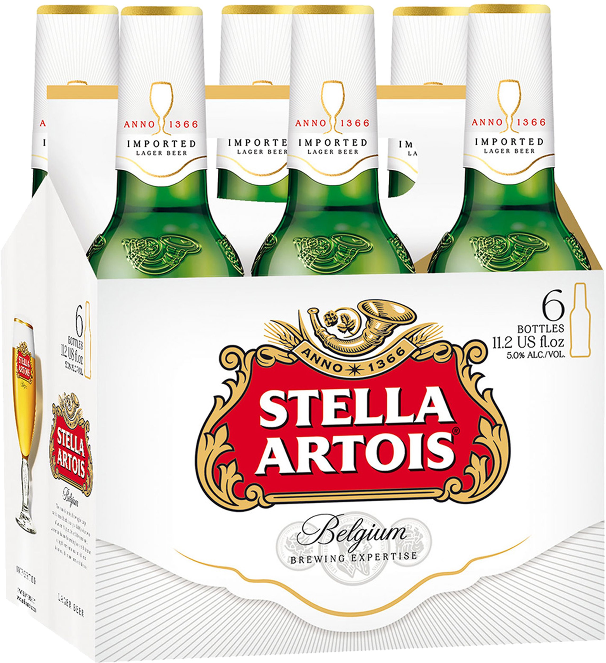 Stella Artois February Beer Of The Month - Stella Artois 6pk (2440x2667), Png Download