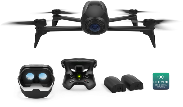 Bebop 2 Power - Drone Parrot Bebop 2 Power (722x450), Png Download