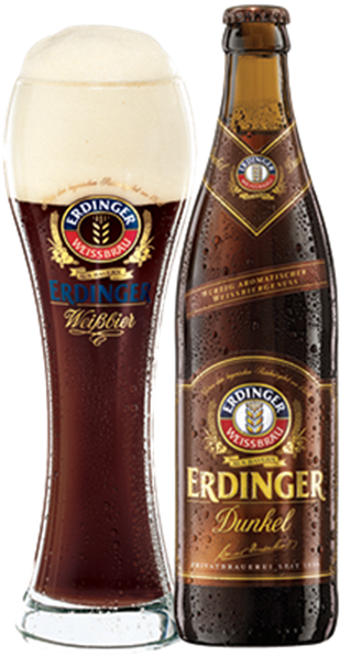 Privatbrauerei Erdinger Weissbru - Erdinger Dark Beer (600x600), Png Download