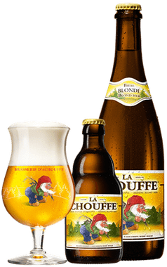 La Chouffe Blonde Glass Bottle - La Chouffe Blond Ale (400x400), Png Download