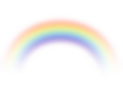Dressing Room Mirror Lights Png Download - Rainbow (489x380), Png Download
