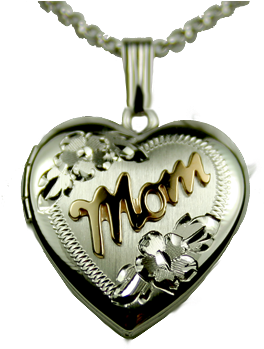 Mom Heart Locket - Locket (360x360), Png Download