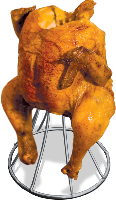 Chicken Cooking Rack, Bbq - Chicken Full Grill (400x661), Png Download