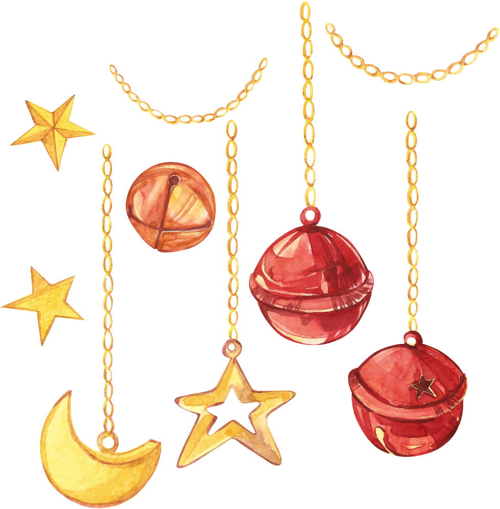 Hand Painted Christmas Decoration Small Object Png - Christmas Day (1024x1024), Png Download