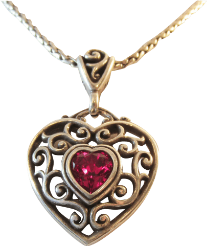 Free Png Heart Necklace Png Images Transparent - Necklace (480x480), Png Download