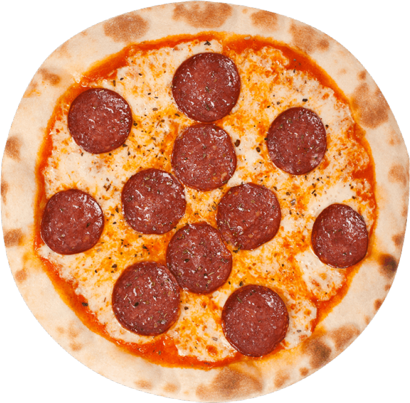 Pizza De Pepperoni Dominos (1000x1000), Png Download