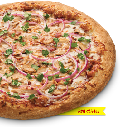 Bbq-chicken - Flatbread (385x410), Png Download