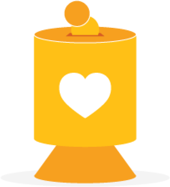 Donation Box Cliparts - Charitable Organization (600x600), Png Download