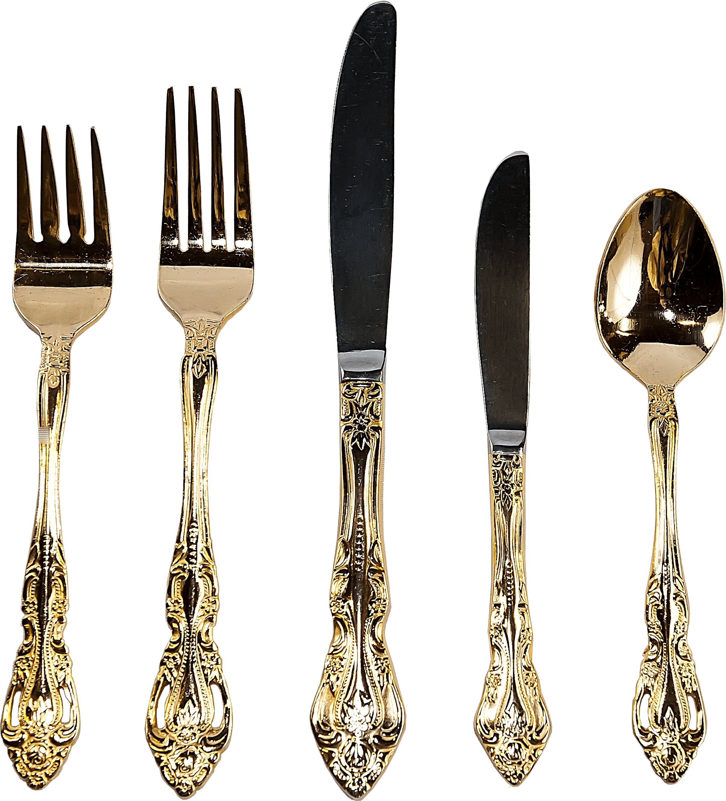 Abbey Gold Flatware - Knife (4256x2832), Png Download