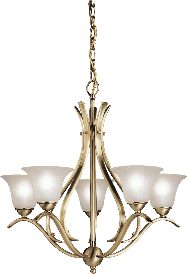 Loading Zoom - Kichler Lighting 2020ab 5 Light Chandelier, Antique (1198x1489), Png Download