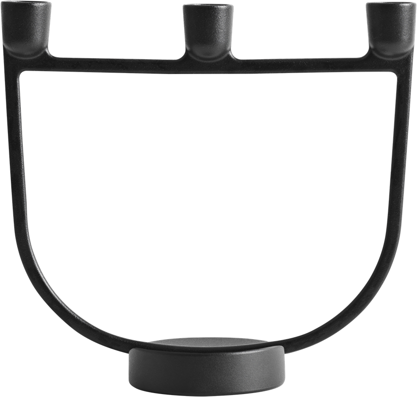 05103 Open Candelabra Black 1502286920 - Muuto Open Candelabra (2000x2000), Png Download