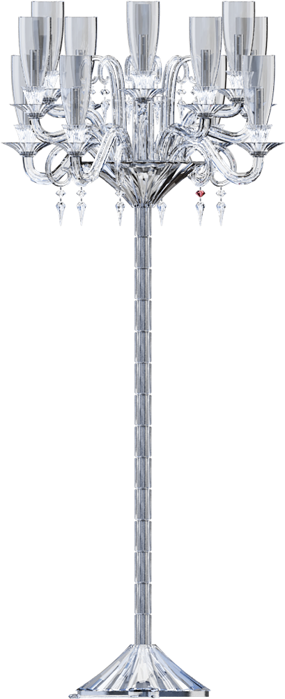 Cad And Bim Object Mille Nuits L Floor Candelabra Hurricane - Floor Candelabra Png (1000x1000), Png Download