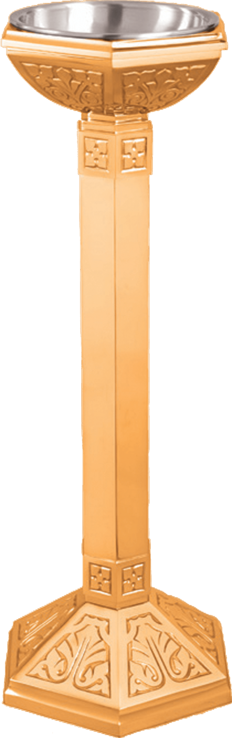 Standing Holy Water Font - Baptismal Font (746x2373), Png Download