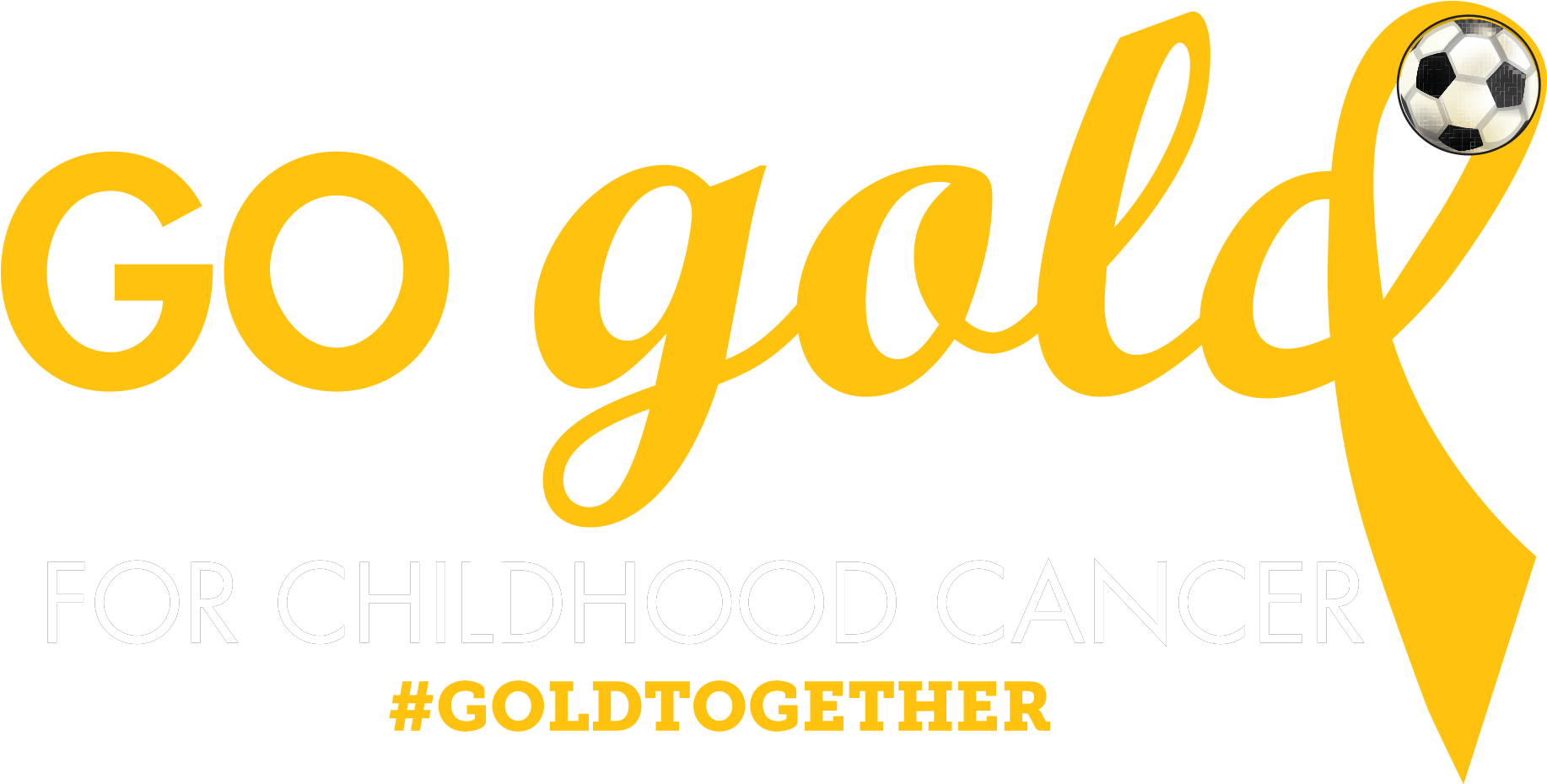 Donate - Go Gold For Childhood Cancer (2000x1000), Png Download