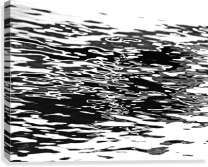 Yellow Splash Canvas Print - Monochrome (429x344), Png Download