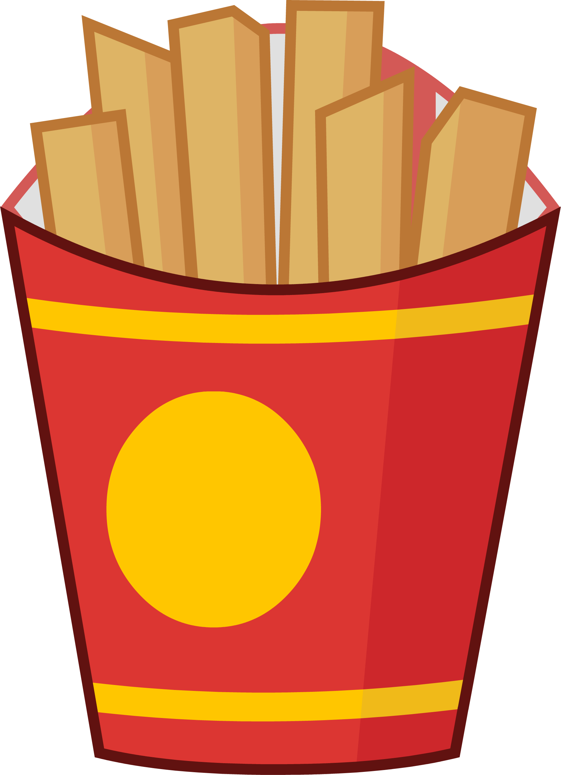 Fries With Spot - Fries Bfb (1800x2488), Png Download
