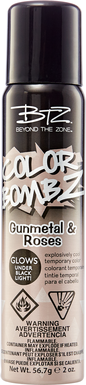 Gunmetal & Roses - Livin' In Lavender Temporary Hair Color Spray 2 Oz. (1500x1500), Png Download