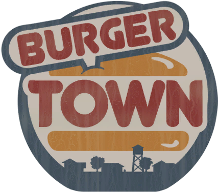 Burger Town Logo Mw2 - Mw2 Burger Town Emblem (434x377), Png Download