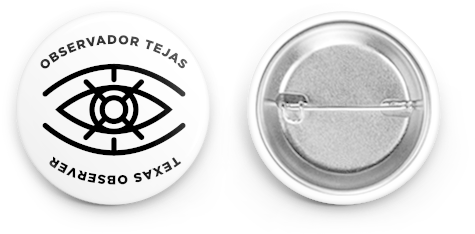 Monogram Eye Logo Button - Tiny Halloween Pinback Buttons (the Tiny Holiday Series (585x325), Png Download