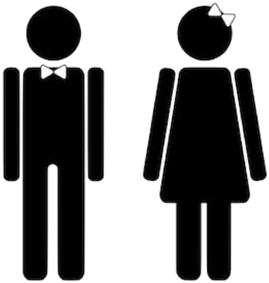 Wc Symbols (400x415), Png Download