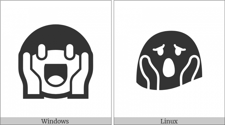 Face Screaming In Fear On Various Operating Systems - Fear (900x506), Png Download