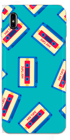 Mixtape Pattern Phone Case - Cephalopod (540x540), Png Download