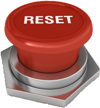 Reset Button On Metal Stand - Reset Button (400x400), Png Download
