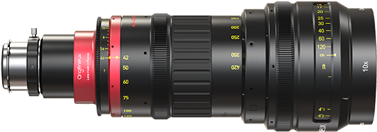 Optimo Anamorphic Lens Line - Angenieux Optimo 42 420 (560x350), Png Download