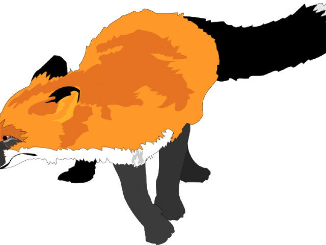 Arctic Fox Clipart Red Fox - Sly Fox Sticker (640x480), Png Download