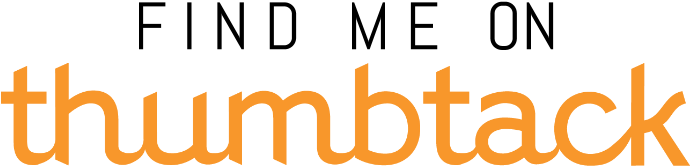 Reset Thumbtack Logo - Find Me On Thumbtack (960x288), Png Download