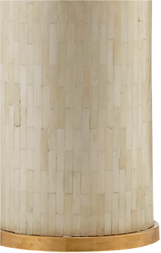 Nessie Table Lamp In Bone Tile - Plywood (1000x1000), Png Download