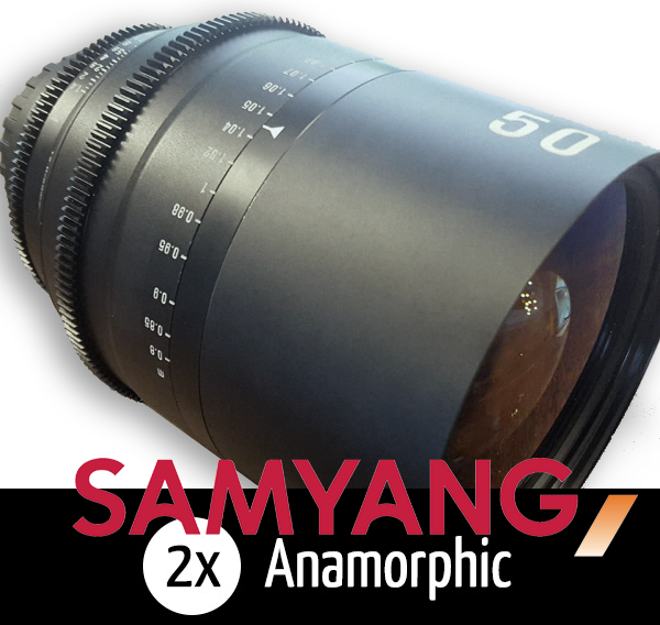 Samyang Anamorphic Lens - Rokinon Anamorphic (600x568), Png Download