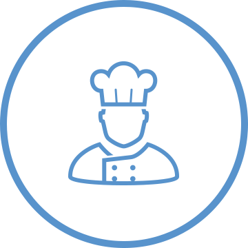Chefs - Executive Chef Icon Png (360x360), Png Download