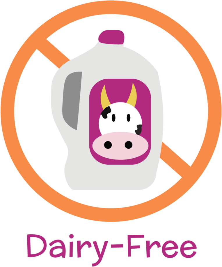 Dairy Free Icon Nomster Chef - Tree Nut Free (1000x1000), Png Download