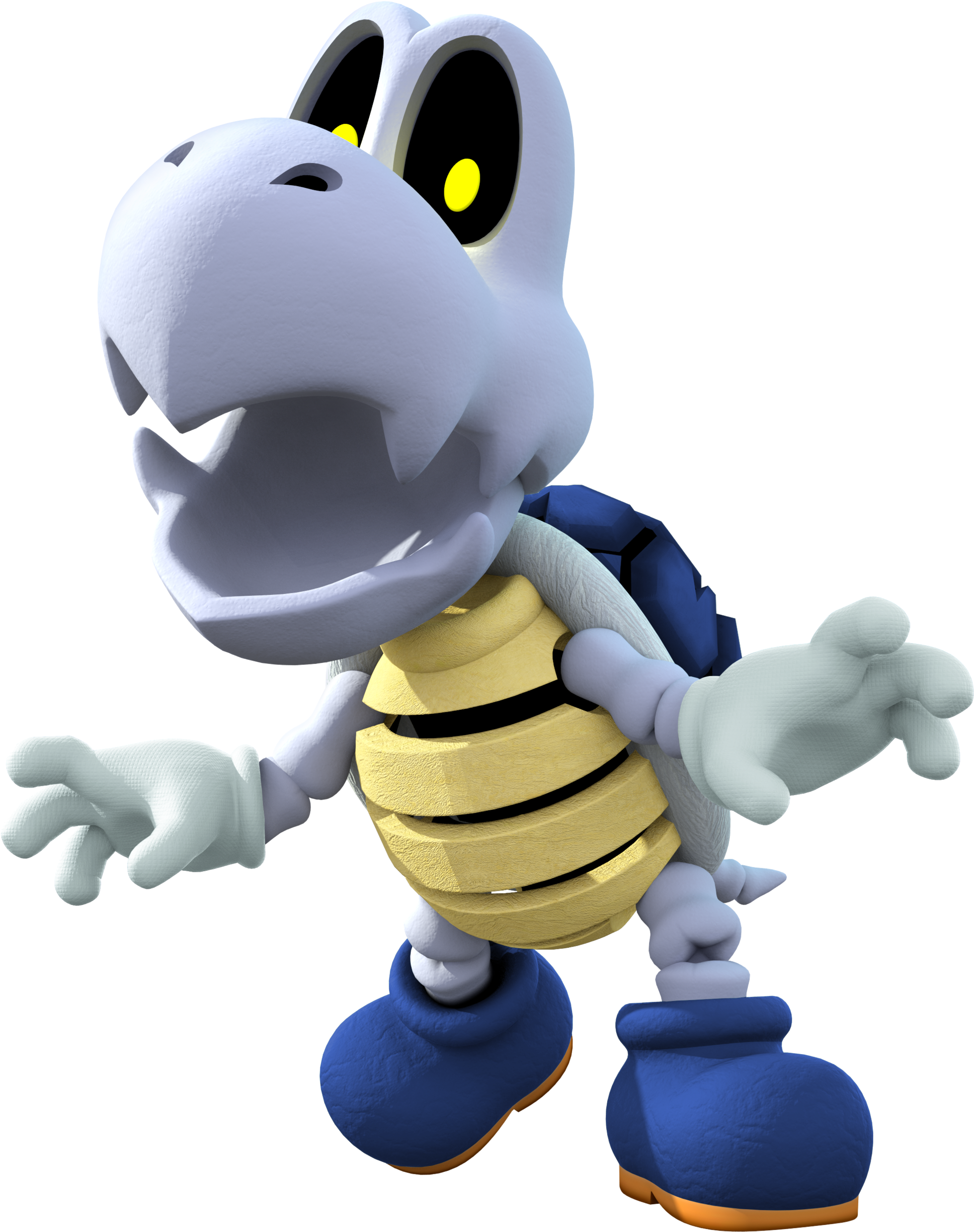 Acl Mk8 Blue Dry Bones - Mario Party: Star Rush (2000x2504), Png Download