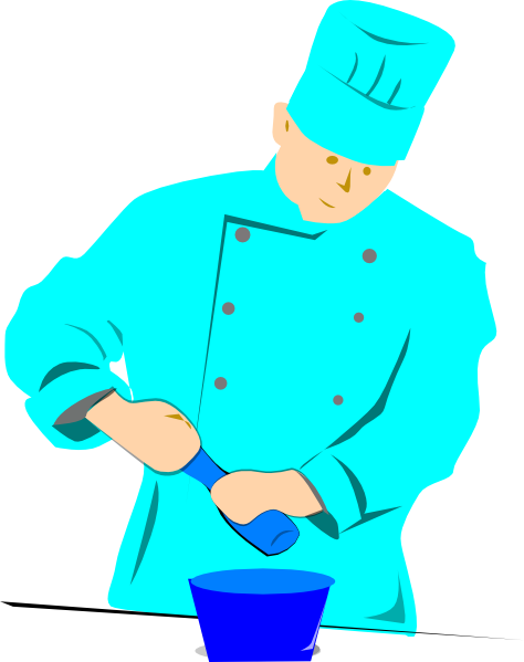 How To Set Use Blue Chef Icon Png - Chef Blue (474x599), Png Download