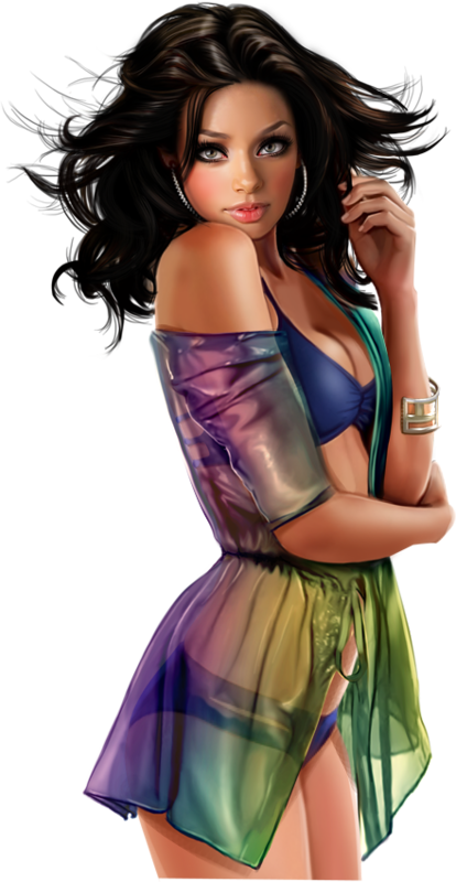 Tube Femme - Tubes Femme Png (414x800), Png Download