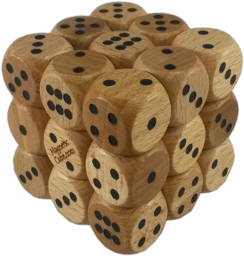 3x3x3 - Wooden (1000x1000), Png Download
