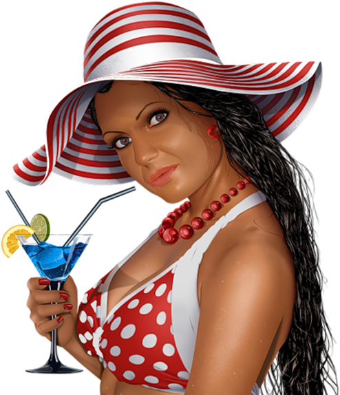 Tubes Femmes Maillots Bains - Png Femme Tubes (535x700), Png Download