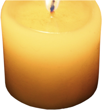 Melting Candle Clipart Candle Light - Portable Network Graphics (640x480), Png Download