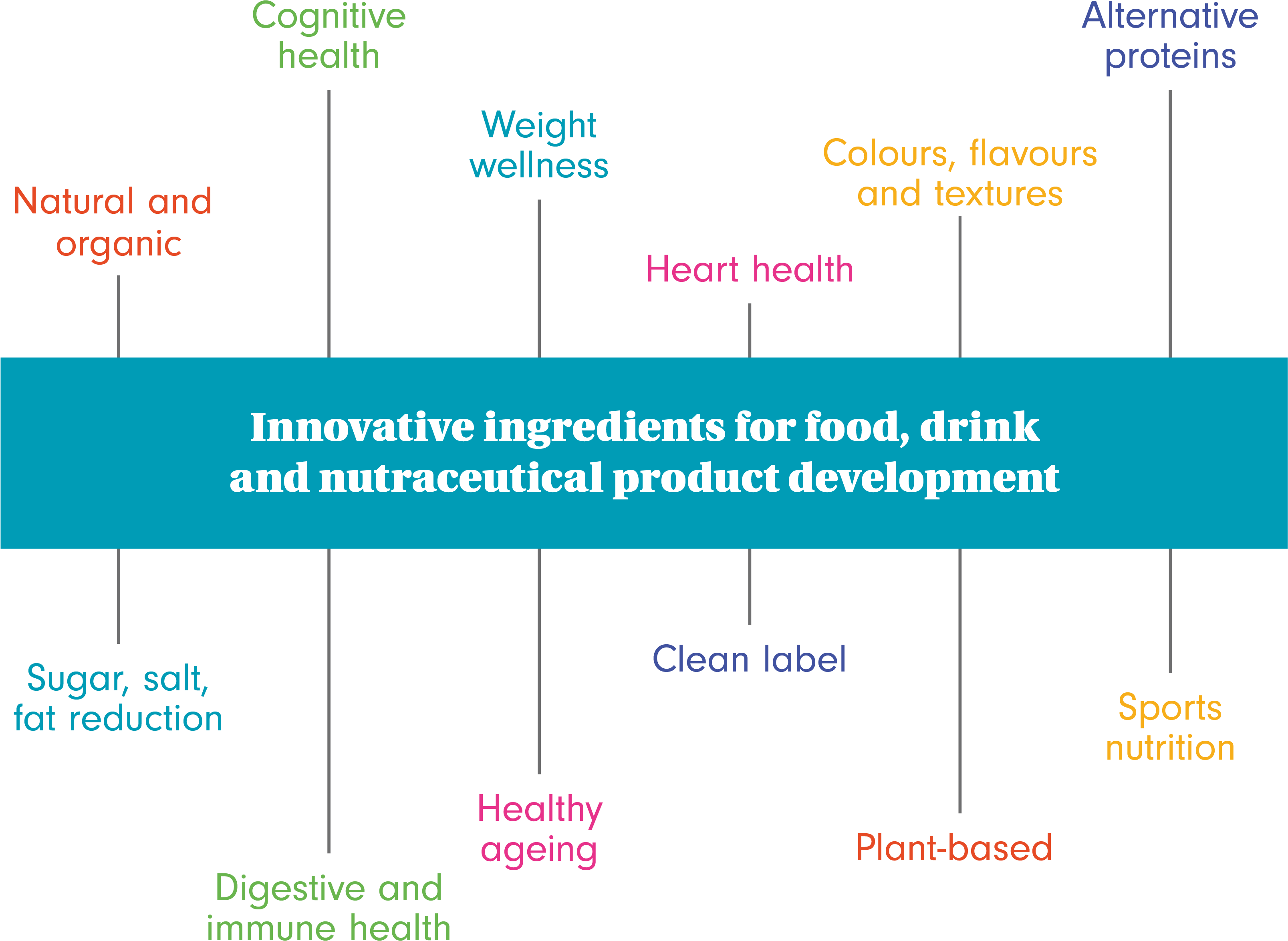Food Matters Live Innovative Ingredients - Diagram (3509x2627), Png Download