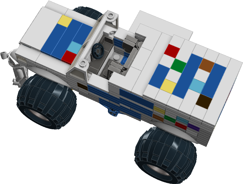 1 / - Ice Cream Man Monster Truck Toy (935x709), Png Download