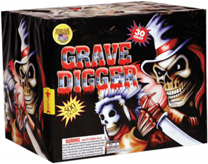 Grave Digger By World-class Fireworks - Grave Digger Firework (700x700), Png Download