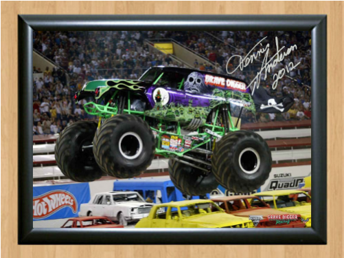 Grave Digger Dennis Anderson Monster Jam Truck - Grave Digger Monster Truck (500x500), Png Download