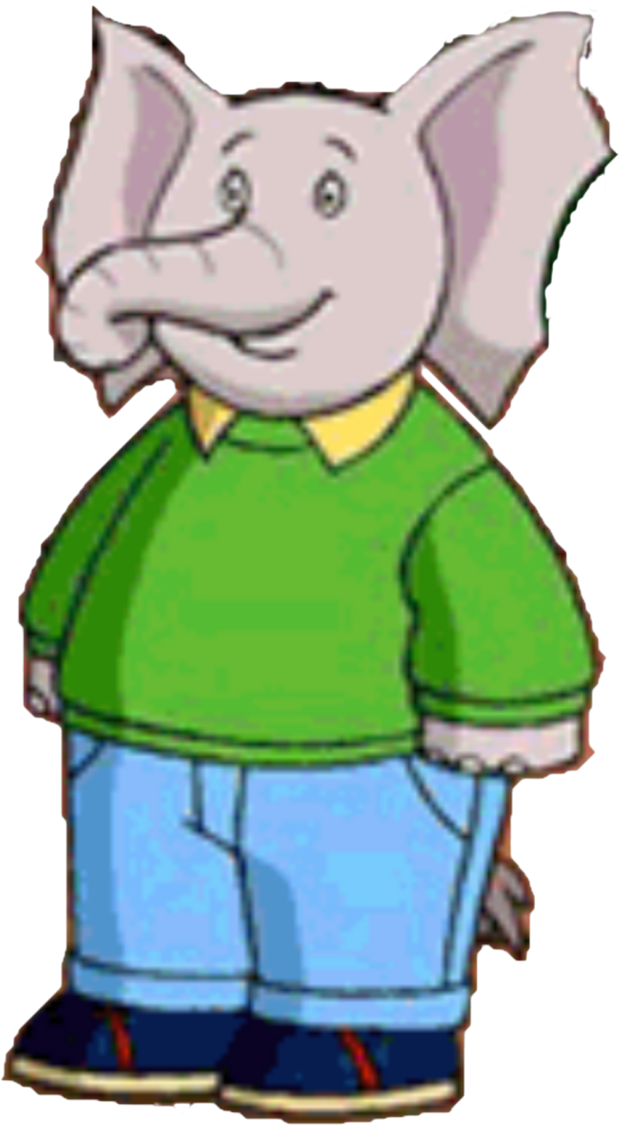 The Large Family - Cartoon (879x1600), Png Download
